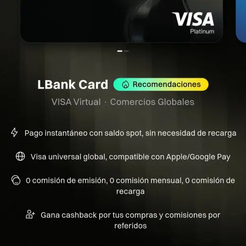 💳Tarjeta virtual LBANK's photo #1