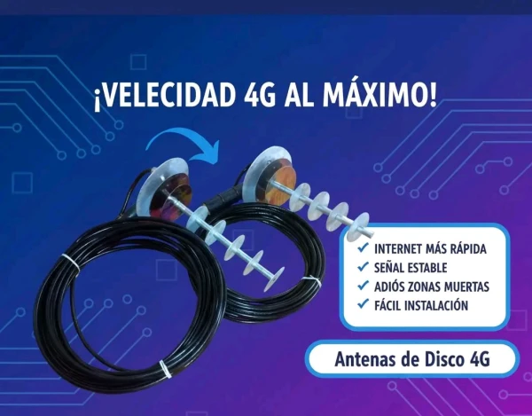 📡Antena 4G Yagui de Disco📶's foto | Tienda Colosal |  BizneCubano