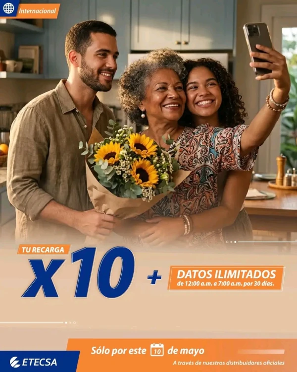Recarga internacional de ETECSA's foto | Tienda Colosal |  BizneCubano